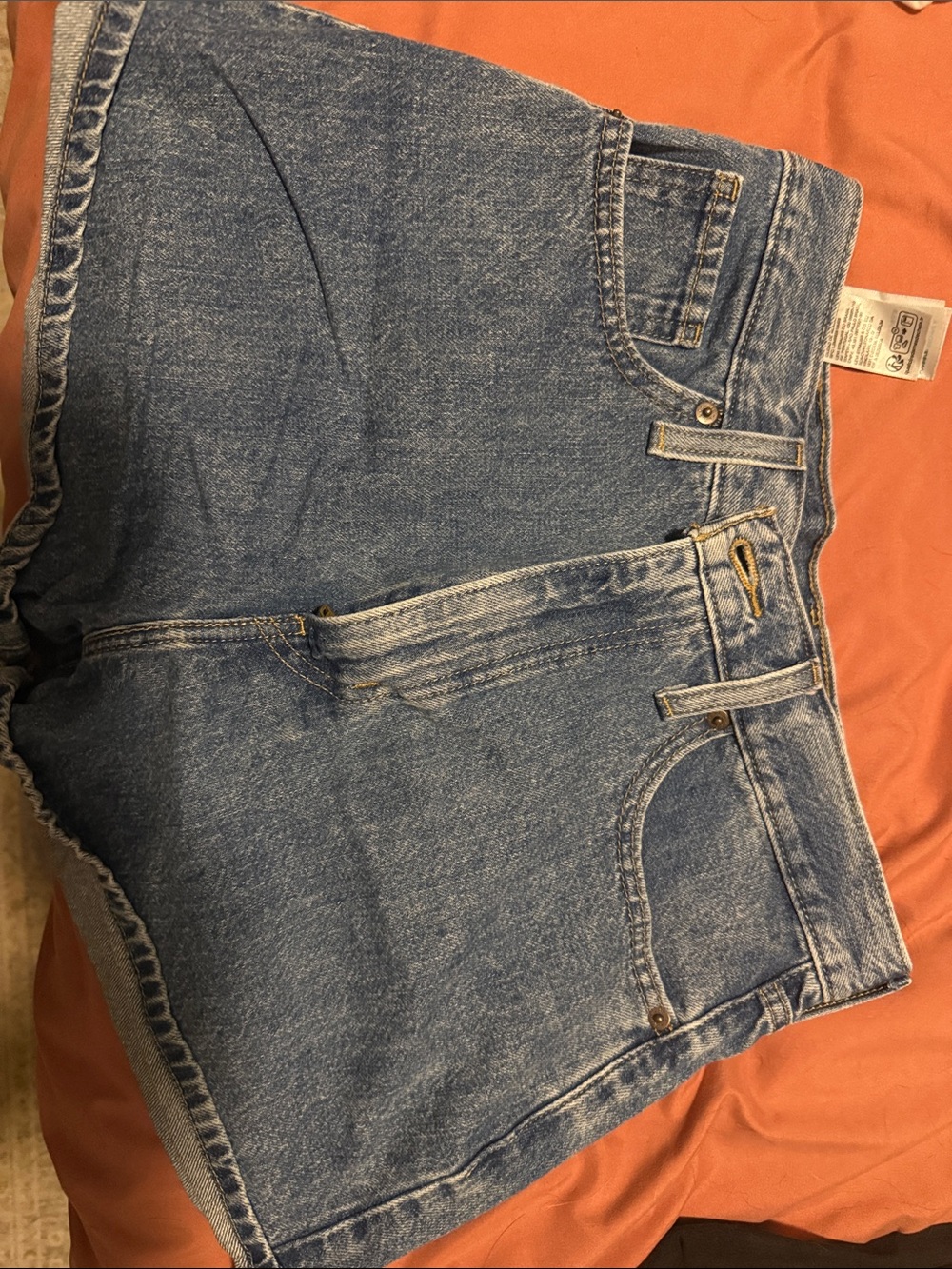 Levi's Women's High-Waist Light Blue Denim Shorts